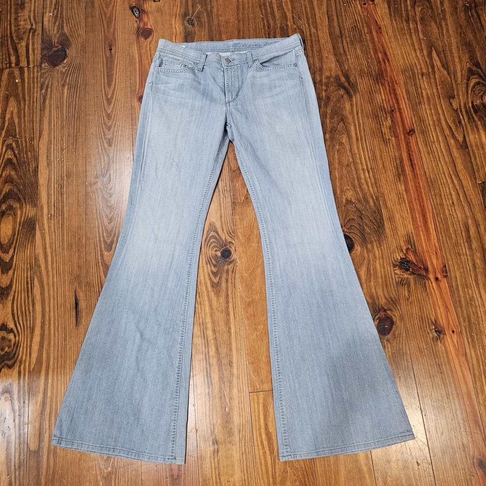 Citizens Of Humanity 31 Lightwash Low Waist Flared Jeans Womens 10/12